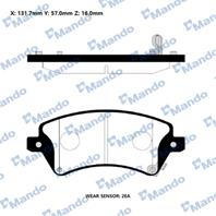 Колодки тормозные TOYOTA Corolla (02-) передние (4шт.) RMPT19NS