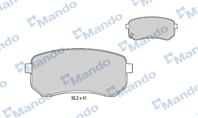 Колодки тормозные HYUNDAI i10 KIA Picanto (04-) задние (4шт.) MANDO