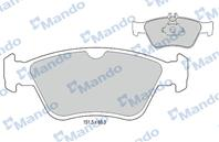 Колодки тормозные MERCEDES W210,W202,C208 (2.02.8) передние (4шт.) MANDO