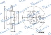 Диск тормозной HONDA CR-V (95-),HR-V (98-) передний (1шт.) MANDO