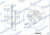 Диск тормозной HYUNDAI Getz (02-) (R14) передний (1шт.) MANDO