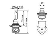 Колодки тормозные дисковые 0986494055 от производителя BOSCH