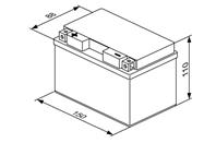 BOSCH M6 9Ah 200A 509901020 (TTZ12S-BS) gel moto (150x87x110)