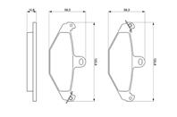 Колодки тормозные дисковые 0986461148 от компании BOSCH