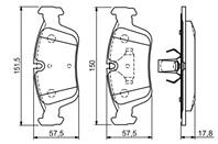 0 986 494 015_=384 40=395 040B-SX !колодки дисковые п.BMW E46 1.6i-2.0d 98&gt/Z3