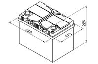 0 092 S40 240_аккумуляторная батарея! 19.5/17.9 евро 60Ah 540A 232/173/225