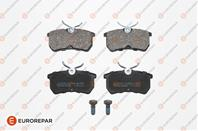 Колодки тормозные дисковые E:4 задн FORD: FIESTA V 05-, FOCUS 98-04, FOCUS седан 99-04, FOCUS универсал 99-04