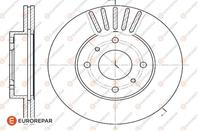 Диск тормозной E:2 передн INFINITI: G20 90-97, NISSAN: ALMERA II 00-, ALMERA II Hatchback 00-, PRAIRIE PRO 88-92, PRIMERA 90-96, PRIMERA 96-01, PRIMERA Hatchback 90