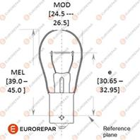 ЛАМПА НАКАЛИВАНИЯ P21W BA15S PURE LIGHT