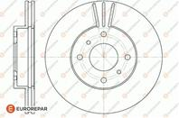 Диск тормозной E:1 передн NISSAN: 200 SX 88-93, ALMERA II 00-, ALMERA II Hatchback 00-, PRIMERA 96-01, PRIMERA Hatchback 96-02, PRIMERA Traveller 94-98, PRIMERA Tra