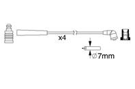 0 986 357 195_к-кт проводов! Mazda 121/323 1.3/1.4 90-96