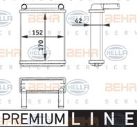 8fh 351 312-521_радиатор печки ! mb sprinter all