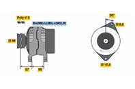 3 397 010 299 !щетки к-т 650/26+340/13 fiat sedici  suzuki sx4  honda jazz 06&gt