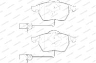 Тормозные колодки. AUDI A6 / VW. PASSAT (V) 98-