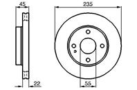 0 986 478 219_диск тормозной передний! Mazda 323