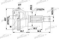 HY011   PCV1617AL  49508-38E00   25-27  SONATA OPTIMA/MAGENT