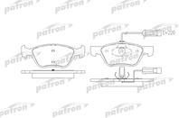 Колодки тормозные дисковые передние PBP1299 от производителя PATRON