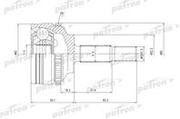 ШРУС НАРУЖН К-КТ RENAULT CLIO II 98-  KANGOO 97-