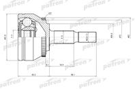 ШРУС наружн к-кт VOLVO: S40/V40 00-04