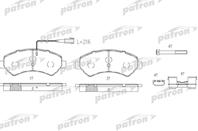Колодки тормозные дисковые задние PBP1927 от фирмы PATRON