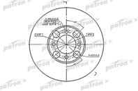 Диск тормозной передн MAZDA: 626 II 83-87  626 II