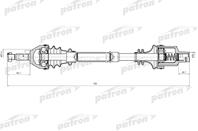 Полуось прав dacia logan 1.4-1.6i 09.04&gt -abs
