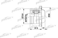 внутр лев/прав к-кт VW: JETTA /BORA 98- АКПП кроме 2.8V6