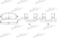 Колодки тормозные дисковые передние PBP1577 от компании PATRON