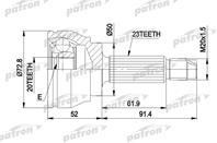 ШРУС наружн к-кт FORD: ESCORT 1.1/1.3 12/85-10/90 