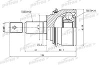 ШРУС наружный 30x70x30 TOYOTA LAND CRUISER PRADO 1