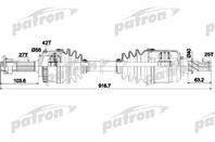 Полуось прав NISSAN: PRIMERA 1.6 90-96  PRIMERA Br