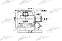 Шрус внутр к-кт [a:32  b:27  d:40  l:120] honda: crv/odyssey 09.01-