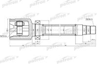 Шрус внутренний правый 31x36.2x26 ford mondeo ca2