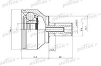 Шрус наружн к-кт ford: focus ii/c-max 04-