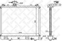 10-26260-sx_радиатор системы охлаждения! мкпп suzuki wagon r+ 1.0i 16