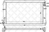 10-26706-SX_радиатор системы охлаждения! АКПП Mazda MPV 3.0i 24V 02-03