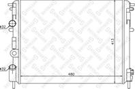 10-25192-SX_радиатор системы охлаждения! с АС Renault Logan 1.4/1.6/1.5dCi 04&gt