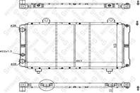 10-25228-sx_радиатор системы охлаждения! peugeot
