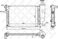10-25269-sx_радиатор системы охлаждения! без ac мкпп peugeot 106  cit