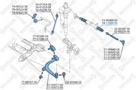 14-17020-SX_пыльник рейки рулевой левый!\ Citroen Xantia, Peugeot 405 92>