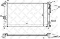 10-25047-SX_радиатор системы охлаждения! Opel Vectra 1.4/1.6 88-95