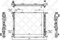 10-25521-sx_радиатор системы охлаждения! акпп aud