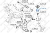 11-71007-sx пыльник амортизатора переднего mazda 626 gd/gv/ge 87-97/mx-6 ge/xedos 6 ca 91