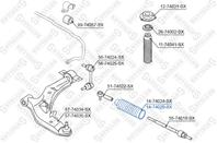 14-74025-sx_пыльник рейки рулевой правый! nissan maxima ca33 00&gt