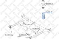 11-74007-sx отбойник амортизатора заднего nissan almera n15 99-00/maxima ca33 00