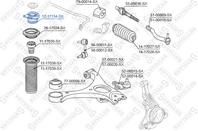 12-17154-sx опора амортизатора переднего honda civic 06-12