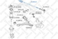 55-00093-sx тяга рулевая honda cr-v 2.0 02