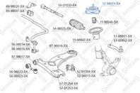 12-98011-sx опора амортизатора переднего toyota avensis 1.6-2.0tdi 97