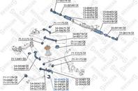 56-00493-SX_тяга стабилизатора переднего!\ Audi A4 95-98/A6 97&gt