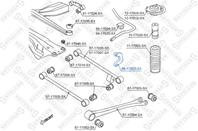 56-17002-sx тяга стабилизатора заднего subaru impreza/legasy 89-00